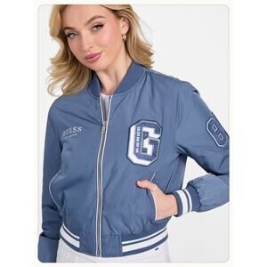 NEW! Guess Factory Women's  Ralia Varsity Jacket